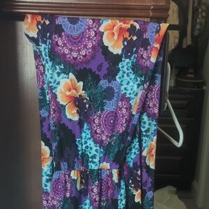 The Vintage Shop Vibrant Floral Maxi Skirt